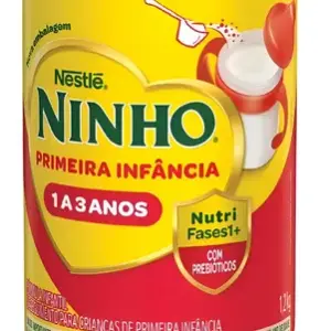 Leite Em Pó Ninho Fases+ Prebio 1 A 3 Anos Lata 1,2kg