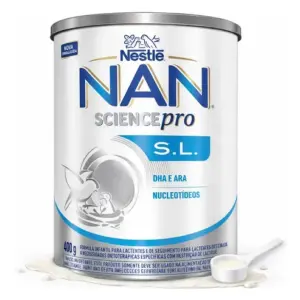 Fórmula infantil Nestlé Nan S.L. lata sem lactose 400g 0 a 36 meses