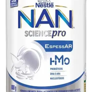 Fórmula infantil em pó sem glúten Nestlé Nan EspessAR en lata de 1 de 800g - 0 meses a 1 anos