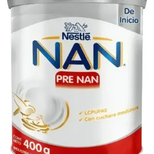 Fórmula infantil em pó sem glúten Nestlé Nan Pre Nan en lata de 1 de 400g - 0 a 5 meses