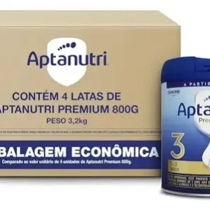 Pack De Fórmula Infantil Premium 1-3 Anos Com 4 Unidades Pesando 800g Cada Aptanutri