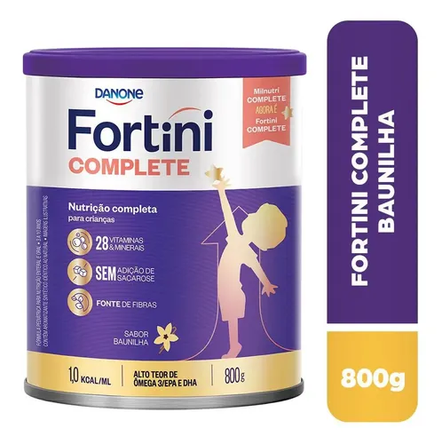 Suplemento Infantil Fortini Complete Baunilha 800g
