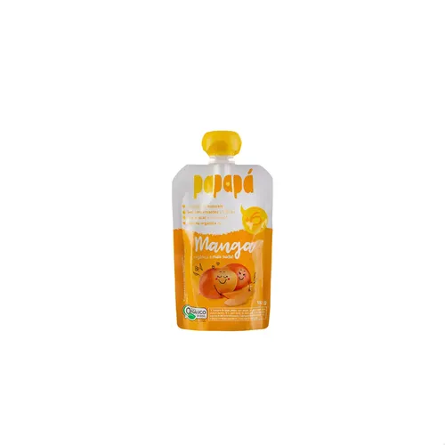 Papinha Orgânica Manga Papapá Squeeze 100g