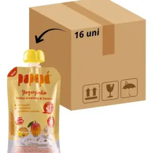 Papinha Yoguzinho Papapa Frutas Amarelas E Banana 100g 16un