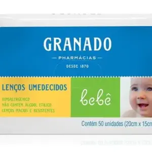 Lenço Umedecido Toalha Tradicional Neutro Sem Cheiro Granado