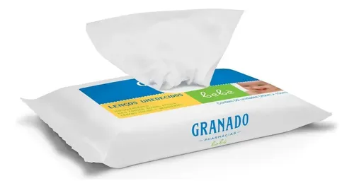 Lenços Umedecidos Granado Tradicional Bebê Com 50 Unidades