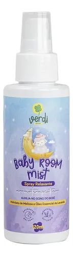 Spray Baby Room Relaxante Do Bebê Lavanda Verdi Natural