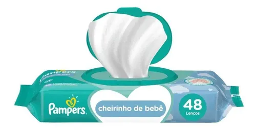 Toalhinhas Umedecidas Pampers Fresh Clean C/ 48