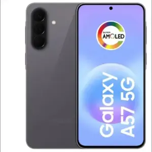 Celular Samsung Galaxy A57 5G 128GB, 8GB RAM, Câmera 50MP, IP68, Super AMOLED 6.7", Recursos AI -Cinza