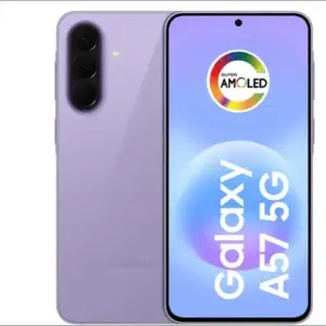 Celular Samsung Galaxy A57 5G 128GB, 8GB RAM, Câmera 50MP, IP68, Super AMOLED 6.7", Recursos AI - Lilás