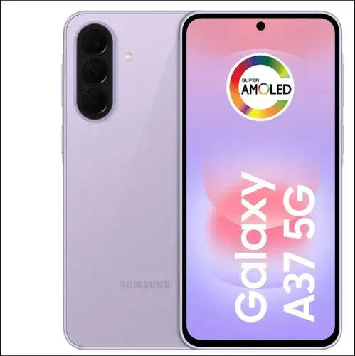 Celular Samsung Galaxy A37 5g 128gb, 6gb Ram, Câmera 50mp Violeta