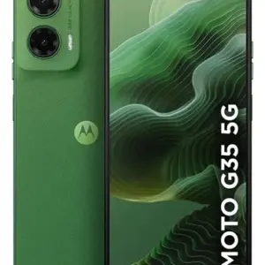 Smartphone Motorola Moto g35 5G - 128GB 12GB (4GB RAM+8GB Ram Boost) e Camera 50MP com AI NFC Tela 6.7" com Superbrilho - Verde - Vegan Leather